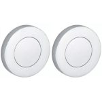 Set van twee blinde plaatjes Vivo BB glans chroom