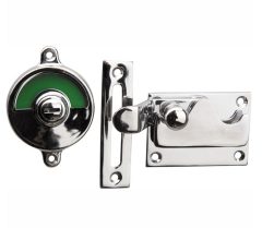 WC-overslag Elegant met bocht glans chroom