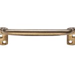 Raamgreep Elegant messing getrommeld ongelakt