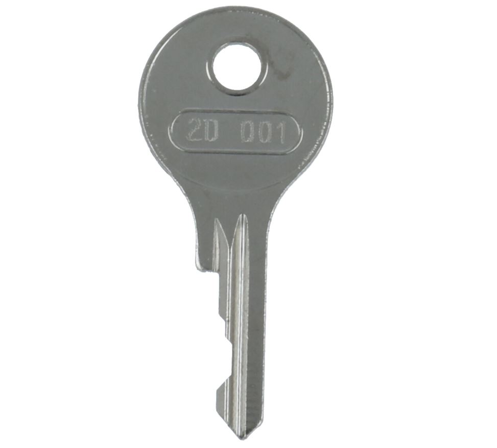 Losse sleutel no.2D001 t.b.v. espagnoletsluitingen en raamsluitingen