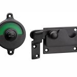 WC-overslag Elegant vlak mat zwart