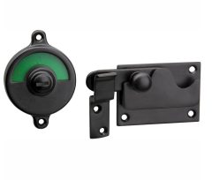 WC-overslag Elegant vlak mat zwart