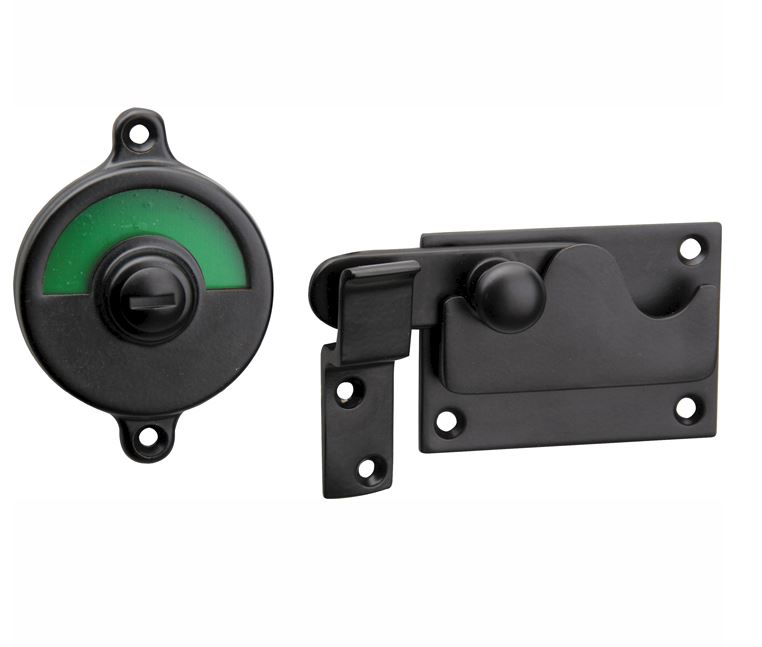 WC-overslag Elegant vlak mat zwart