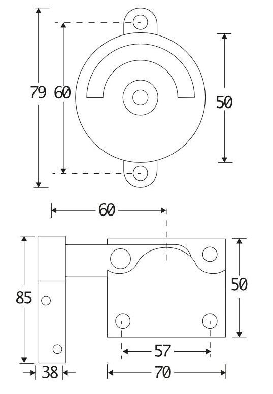 WC-overslag Elegant vlak mat zwart - Afbeelding 2