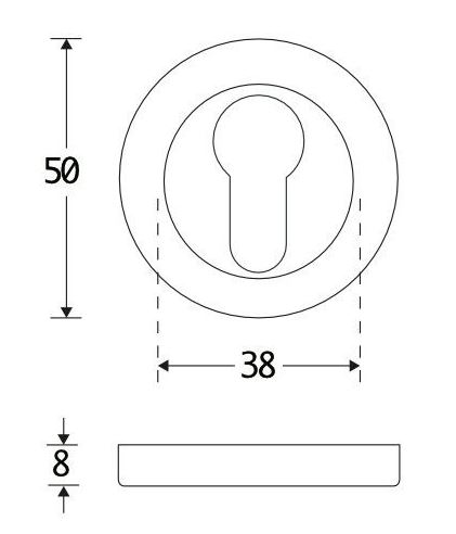 Set van twee PC-Plaatjes Vivo BB mat zwart - Afbeelding 2