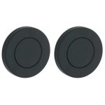 Set van twee blinde plaatjes Vivo BB mat zwart