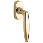 Draaikiepgarnituur Dudok/Elegant messing ongelakt