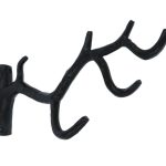 Hanger Gewei zwart 108x280 mm