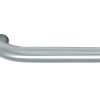 Deurklink L mat rvs