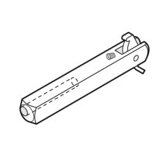 Halve krukstift deurdikte 60-70 mm