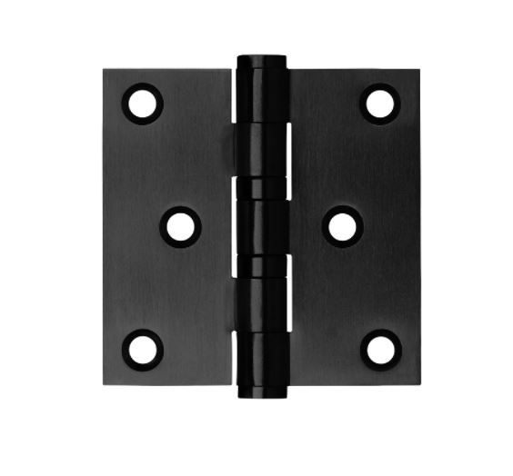 XBL Kogellagerscharnier 76x76x2.5 mm rechte hoek zwart - Afbeelding 2