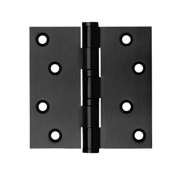 XBL Kogellagerscharnier 89x89x2.5 mm rechte hoek zwart - Afbeelding 2