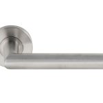 Deurklink op rozet TAVIRA rvs mat