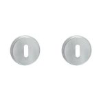 Set van twee sleutelplaatjes WCX rvs mat