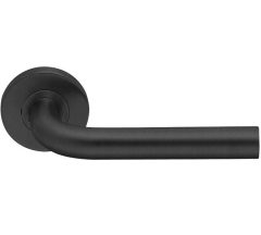 Deurklink op rozet LEONA zwart