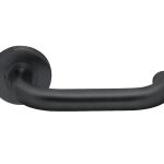 Deurklink op rozet CECIL zwart