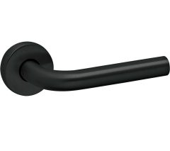 Deurklink op rozet LIDO zwart