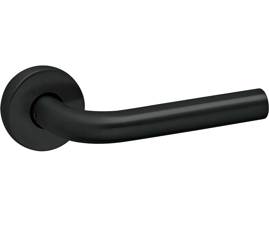 Deurklink op rozet LIDO zwart