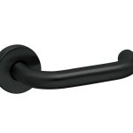 Deurklink op rozet UNO zwart