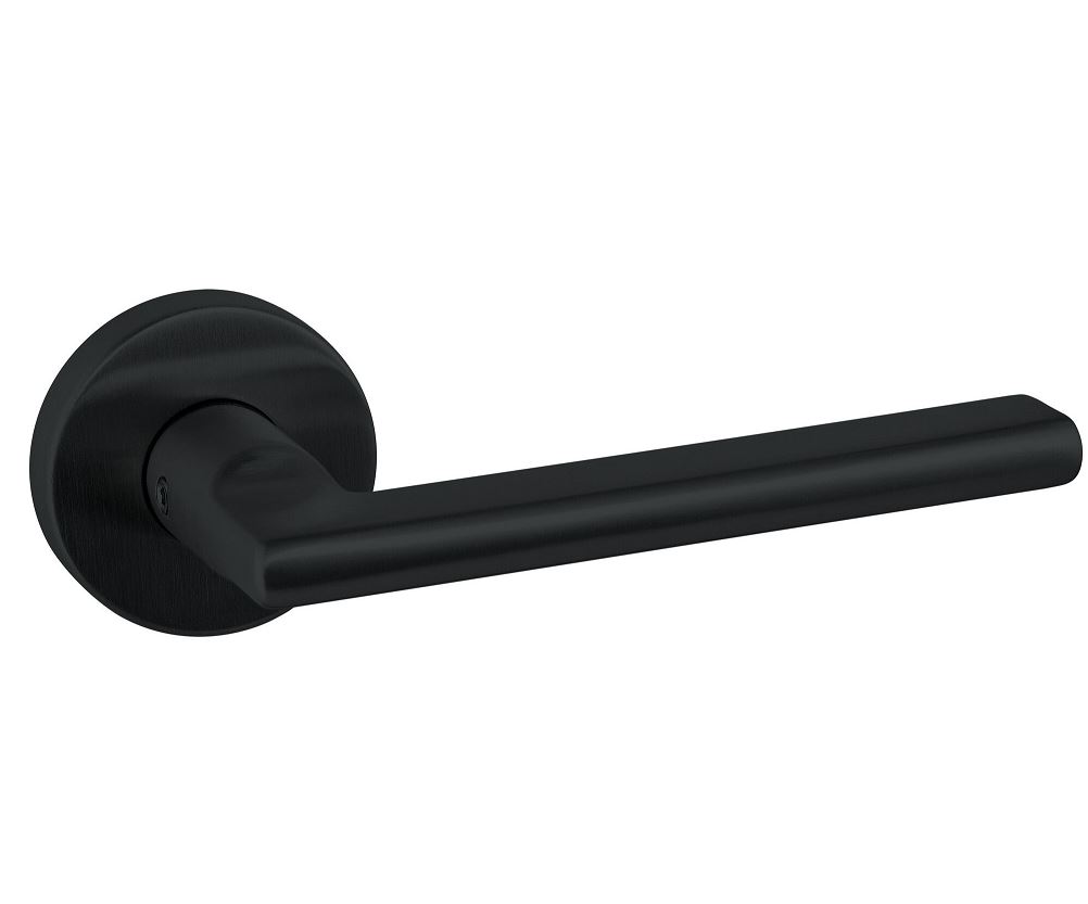 Deurklink op rozet TIGO zwart