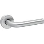 Deurklink op rozet Lido rvs mat