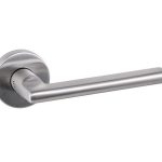 Deurklink op rozet TIGO rvs mat