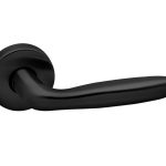 Deurklink op rozet CINO zwart