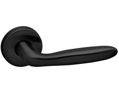 Deurklink op rozet CINO zwart