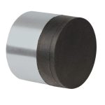 Deurstop wandmontage ø30x26mm rvs mat
