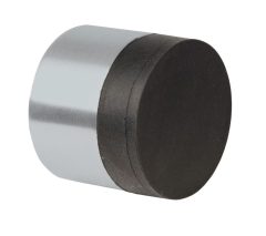 Deurstop wandmontage ø30x26mm rvs mat