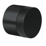 Deurstop wandmontage ø30x26mm zwart