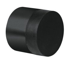 Deurstop wandmontage ø30x26mm zwart