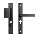 AXA Edge Plus Smal veiligheidsbeslag PC55 SKG3 met kerntrekbeveiliging D-greep/kruk zwart