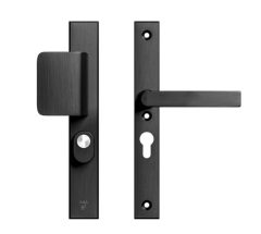 AXA Edge Plus Smal veiligheidsbeslag PC55 SKG3 met kerntrekbeveiliging D-greep/kruk zwart