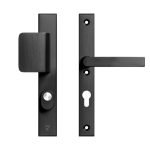 AXA Edge Plus Smal veiligheidsbeslag PC72 SKG3 met kerntrekbeveiliging D-greep/kruk zwart