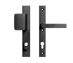 AXA Edge Plus Smal veiligheidsbeslag PC92 SKG3 met kerntrekbeveiliging D-greep/kruk zwart