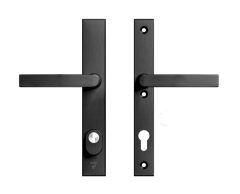 AXA Edge Plus Smal veiligheidsbeslag PC92 SKG3 met kerntrekbeveiliging kruk/kruk zwart