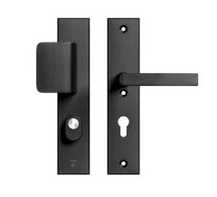 AXA Edge Plus veiligheidsbeslag PC72 SKG3 met kerntrekbeveiliging D-greep/kruk zwart