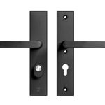 AXA Edge Plus veiligheidsbeslag PC72 SKG3 met kerntrekbeveiliging kruk/kruk zwart