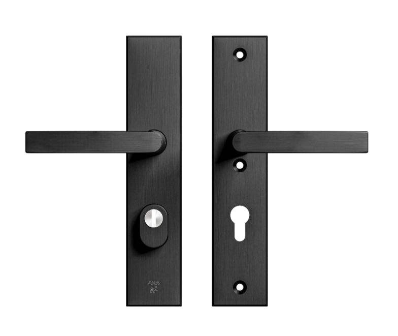 AXA Edge Plus veiligheidsbeslag PC72 SKG3 met kerntrekbeveiliging kruk/kruk zwart