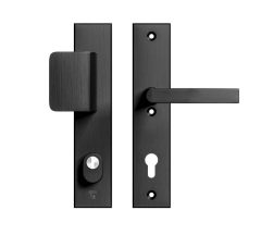 AXA Edge Plus veiligheidsbeslag PC92 SKG3 met kerntrekbeveiliging D-greep/kruk zwart