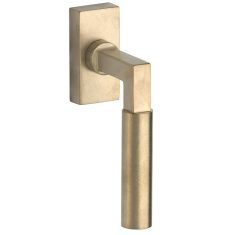 Draaikiepgarnituur Bauhaus messing antiek