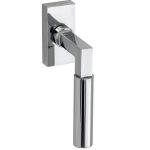 Draaikiepgarnituur Bauhaus glans chroom