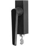 Draaikiepgarnituur CONE OH102DKLOCK PVD mat zwart