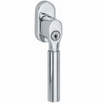 SKG2 Draaikiepgarnituur afsluitbaar Bauhaus/ovaal glans chroom