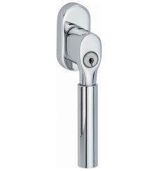 SKG2 Draaikiepgarnituur afsluitbaar Bauhaus/ovaal glans chroom