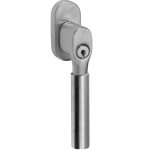 SKG2 Draaikiepgarnituur afsluitbaar Bauhaus/ovaal mat nikkel ongelakt