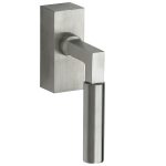 SKG2 Draaikiepgarnituur afsluitbaar Bauhaus mat nikkel ongelakt