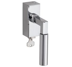 SKG2 Draaikiepgarnituur afsluitbaar Bauhaus glans chroom