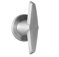 Voordeurknop vast CONE OH200V mat rvs